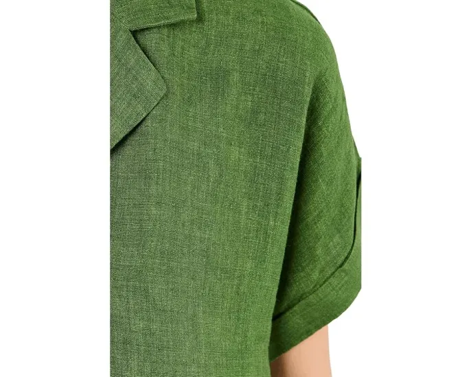Топ Eileen Fisher с воротником из органического льна