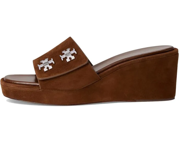 Босоножки Tory Burch Turnlock Wedge на платформе 60 мм