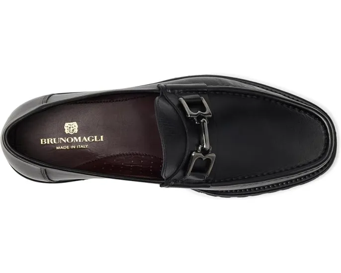 Ботинки Rocky из итальянской кожи с декоративной пряжкой и резиновой подошвой Bruno Magli