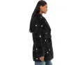 Пальто из искусственного меха с поясом и декором Embellished Faux Fur Belted Coat от Avec Les Filles