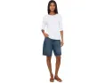 Футболка Garment Dye Tees с горловиной и рукавами с защипами Elliott Lauren