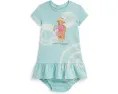 Платье и шортики Polo Ralph Lauren Kids из хлопка в технике тай-дай с медвежонком Polo Bear