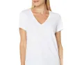 V-Neck Short Sleeve Back Seam Tee