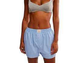 Боксеры Free People Day To Day Solid из хлопкового микса с карманами