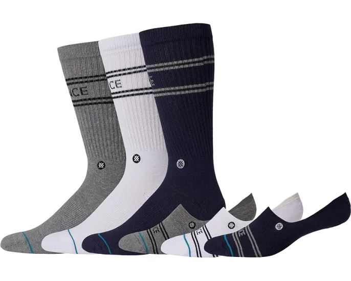 Набор носков Stance Basic Mixed 6-Pack с анатомической поддержкой свода