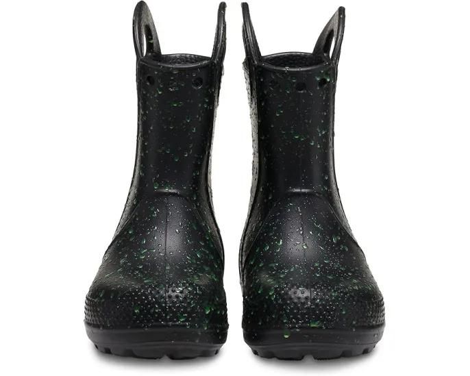 Детские резиновые сапоги Handle it Rain Boot от Crocs с радугой