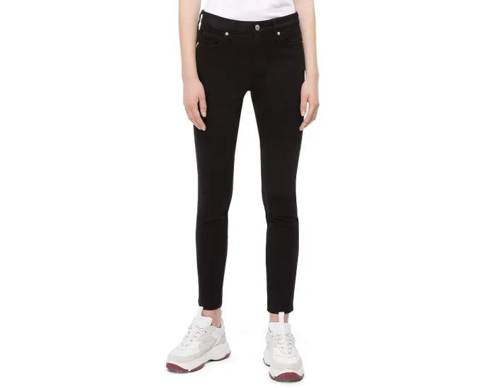 Джинсы Calvin Klein Mid Rise Super Skinny Fit с заниженной посадкой и суперзауженным кроем