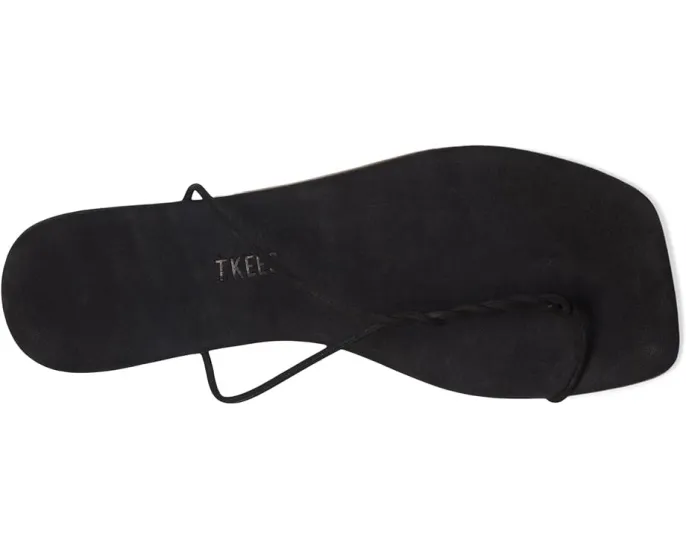 Сандалии Simone с квадратным носком и переплетенным ремешком из замши TKEES