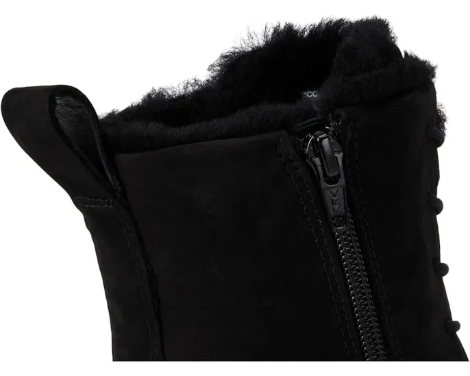 Высокие ботинки ECCO Soft 7 Tred с овчиной и флисовой подкладкой