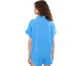 Свитшот Ritchie Short Sleeve от Varley с разрезным воротником и полузастежкой