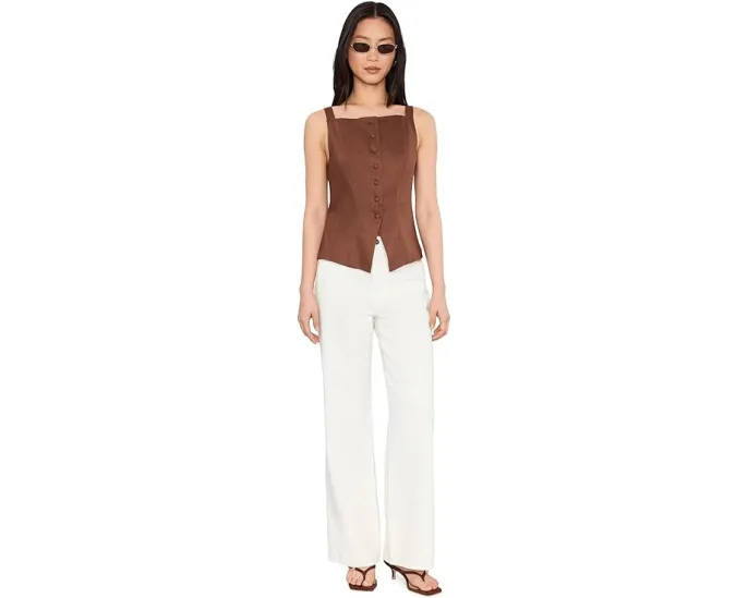 Джинсы Joe's Jeans Harlowe с широкими штанинами и высокой посадкой