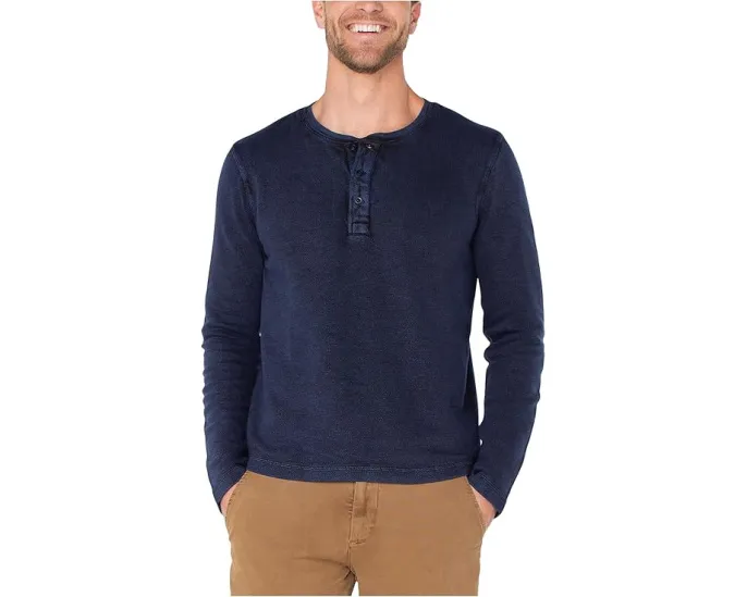 Liverpool Los Angeles лонгслив Henley с длинным рукавом и тройной резинкой