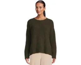 Eileen Fisher пуловер из органического хлопка с объемной текстурой и круглой горловиной