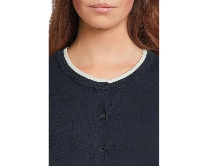 Кардиган Elliott Lauren Modal Knits на пуговицах с двойным воротником