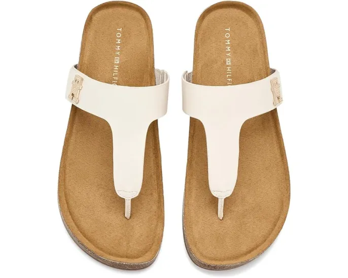 Босоножки Tobeach Tommy Hilfiger с миндальным носком и блестящей фурнитурой