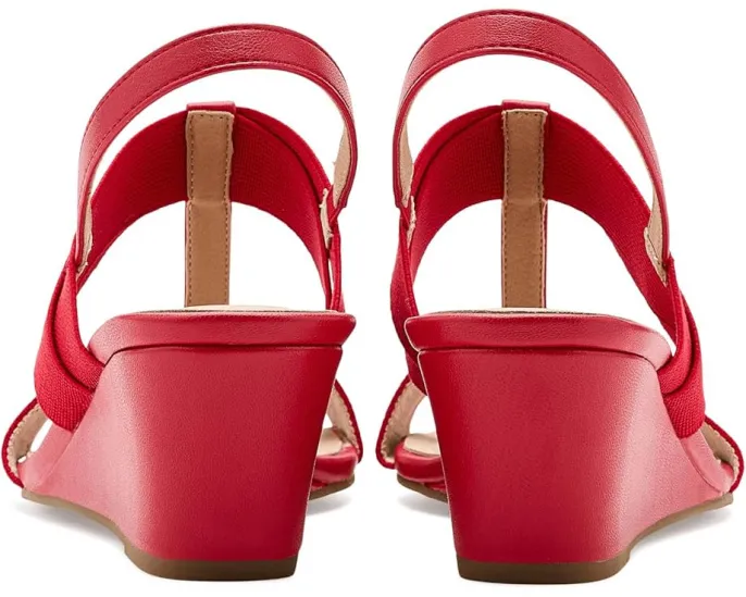 LifeStride сандалии Sweet Slingback с открытым носком и устойчивым каблуком