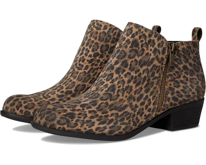 Ботинки Lucky Brand Basel с массивным каблуком и двойной молнией