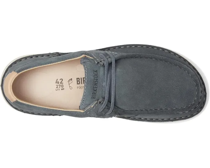 Обувь Birkenstock Pasadena из замши с функциональной шнуровкой и пробковой стелькой