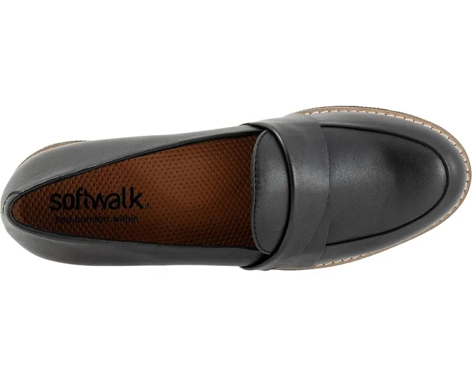 Балетки SoftWalk Walsh с перекрестным ремешком и круглым носком