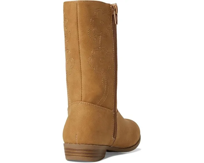 Steve Madden Kids сапоги Riggs с молнией и квадратным каблуком