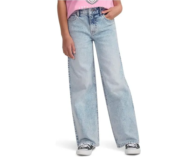 Джинсы abercrombie kids High-Rise Wide Leg с завышенной талией и широкими штанинами