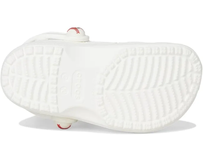 Crocs спортивные сабо Classic для малышей с футбольным принтом