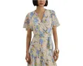Платье Floral Crinkle Georgette Surplice от Lauren Ralph Lauren