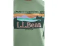 Базовый худи L.L.Bean с логотипом и воротником-гольф