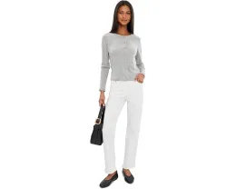 Джинсы Madewell The Dean Easy Straight прямого кроя цвета Tile White с высокой талией