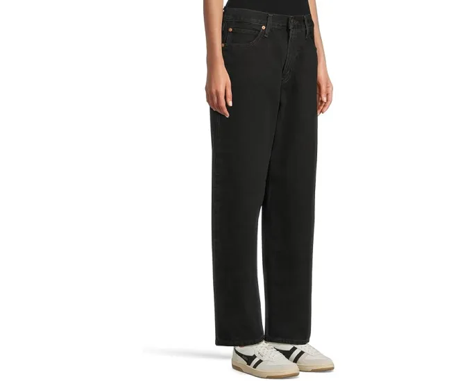 Джинсы Levi's Dad Jean с резинкой на талии и прямым кроем