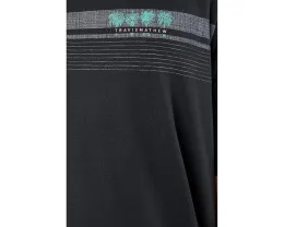 Пиковая рубашка Featherweight Cheststripe TravisMathew с горизонтальной полосой