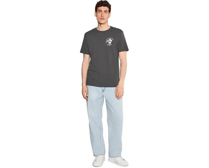 Футболка RVCA Soil Co Short Sleeve с контрастной отстрочкой