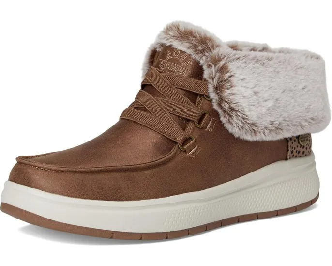 BOBS from SKECHERS ботинки Hands Free Slip-ins с искусственным мехом и памятью формы