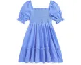 Платье из хлопкового джерси со сборками Polo Ralph Lauren Kids для малышей