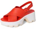 Сандалии SOREL Kinetic Aura Slingback с перекрестным ремешком и квадратным каблуком
