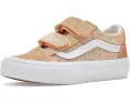 Кроссовки Vans Kids Old Skool V с блестками и застежками на липучках