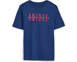 Футболка adidas Kids Adidas Soccer с принтом Lineage из мягкого хлопкового джерси
