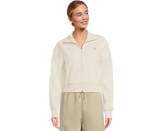 Вязанный костюмный пиджак adidas by Stella McCartney с высоким воротом и резинками