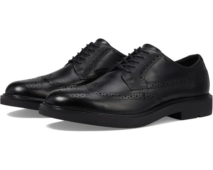 Оксфорды ECCO London Wing Tip с перфорацией и кожаным верхом