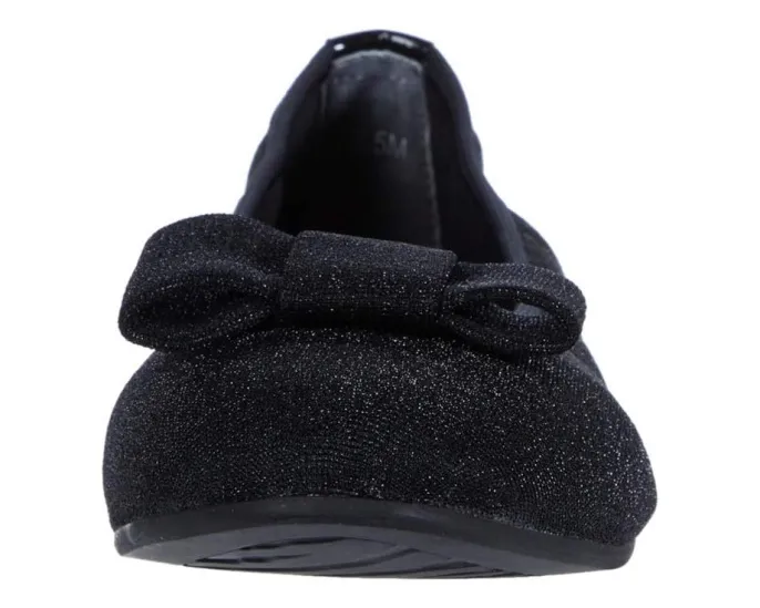 Балетки David Tate Teresa с бантом и обтянутым каблуком