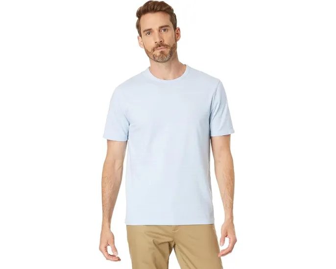 Футболка Vince с коротким рукавом и полосками в технике garment dye