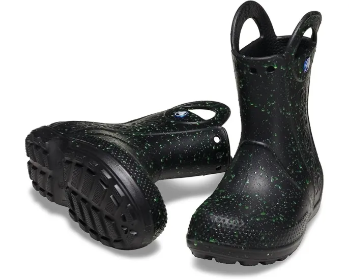 Детские резиновые сапоги Handle it Rain Boot от Crocs с радугой