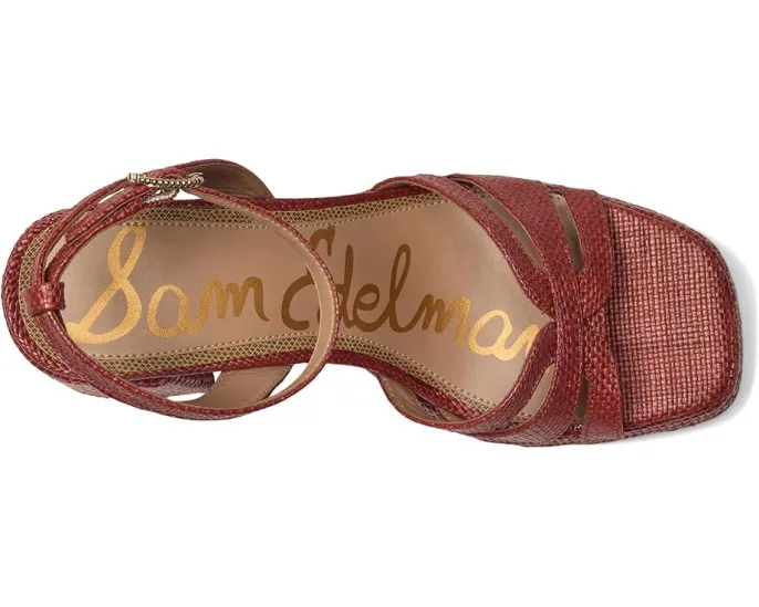 Сандалии Sam Edelman Reese на платформе с плетеным верхом и квадратным каблуком