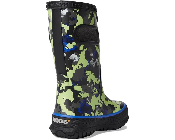 Детские сапоги Bogs Rainboot Camo Texture с камуфляжным принтом и биоразлагаемой стелькой