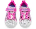 Светящиеся кроссовки SKECHERS KIDS Twinkle Sparks с принтом котиков и облаков