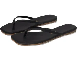 Кожаные босоножки TKEES с открытым квадратным носком