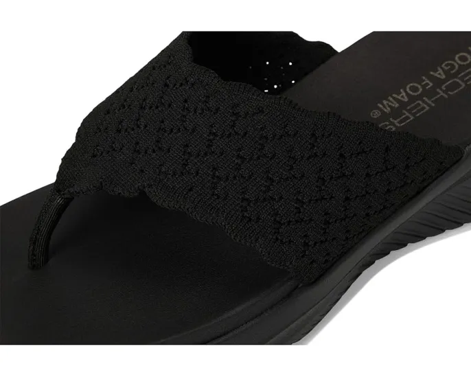 Сандалии Skechers Ultra Flex 3.0 Rhythm Waves с вязаным верхом для активного отдыха