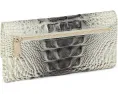 Кошелек Brahmin Cordelia из кожи с тиснением под крокодила