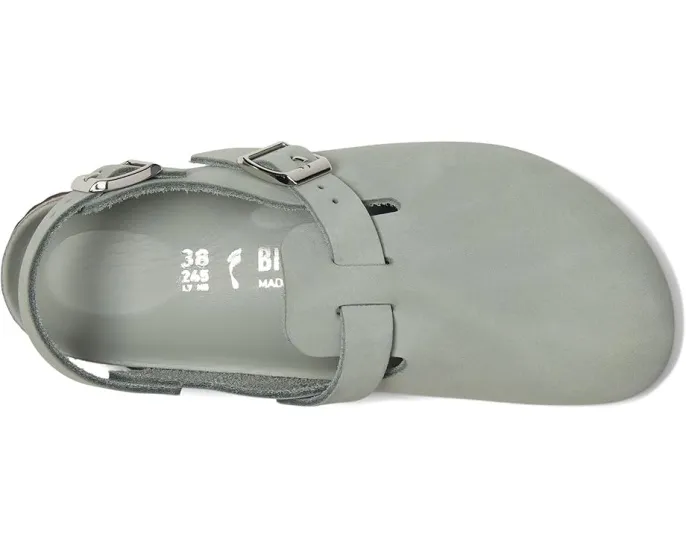 Клоги Tokio от Birkenstock из нубука с регулируемым задним ремешком