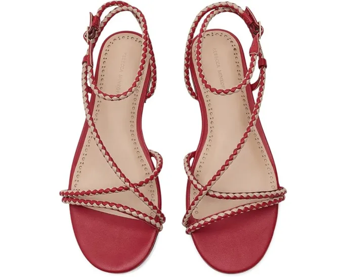 Сандалии Ayla плетеные с ремешком на щиколотке Rebecca Minkoff